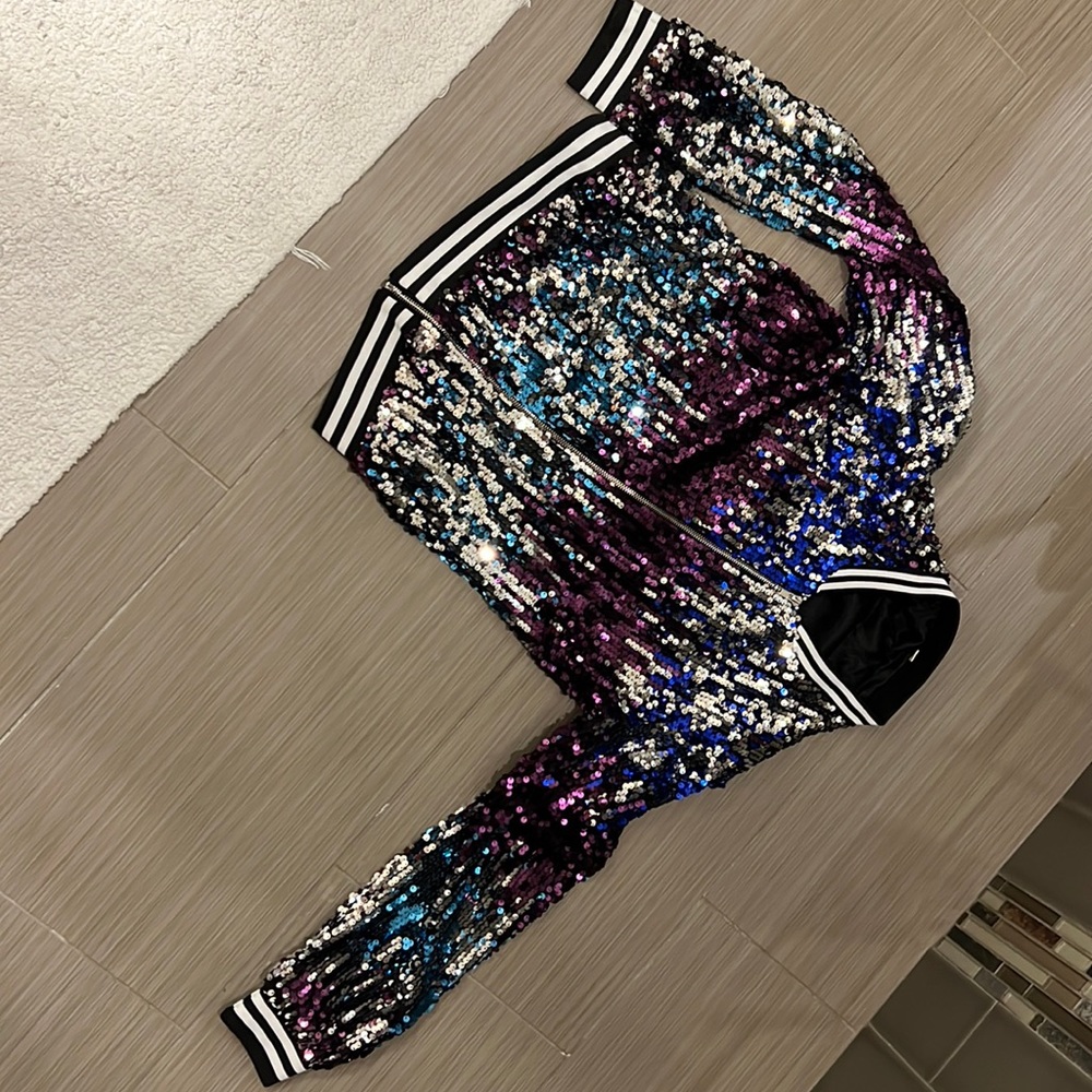 Sequin Jacket, women’s medium. Great for Taylor Swift concert, only worn once.